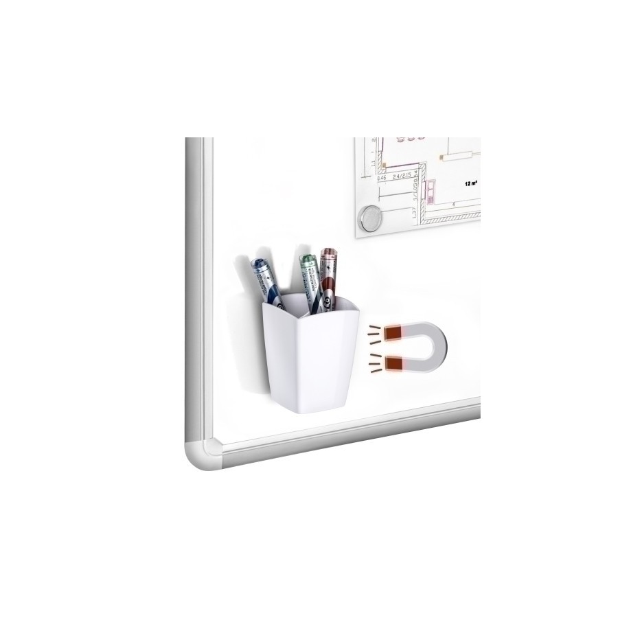 PORTA LAPICES CEP MAGNETICO BLANCO