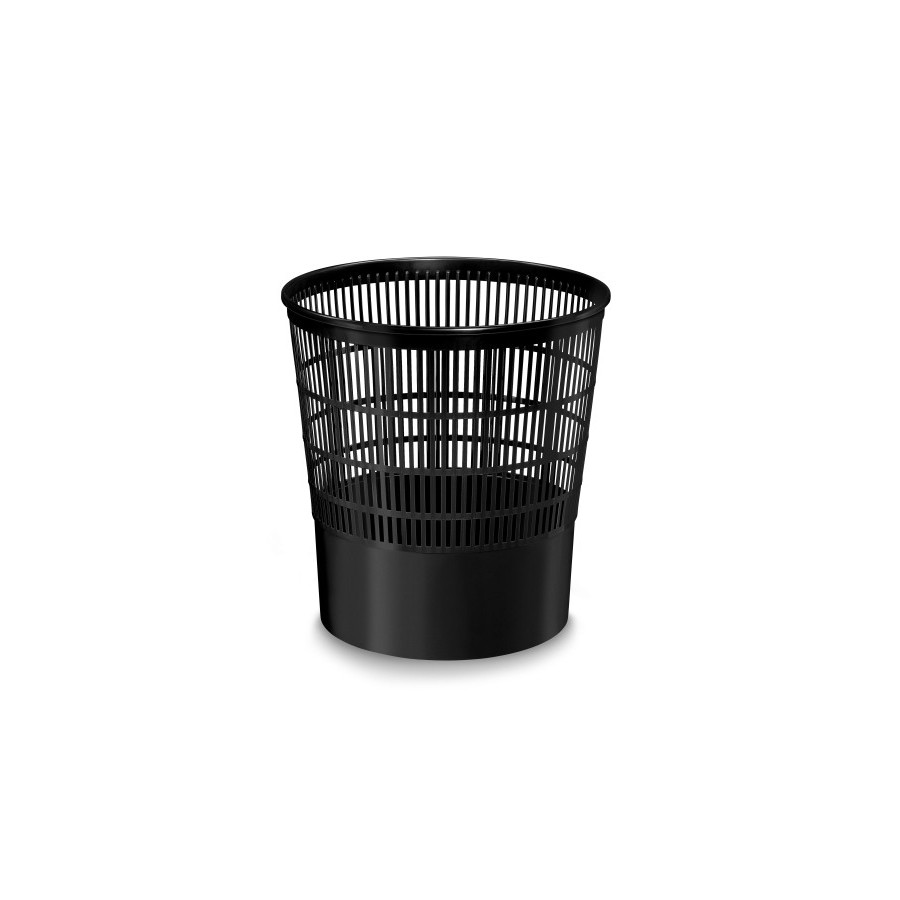 PAPELERA REJILLA CEP 16 LITROS NEGRO