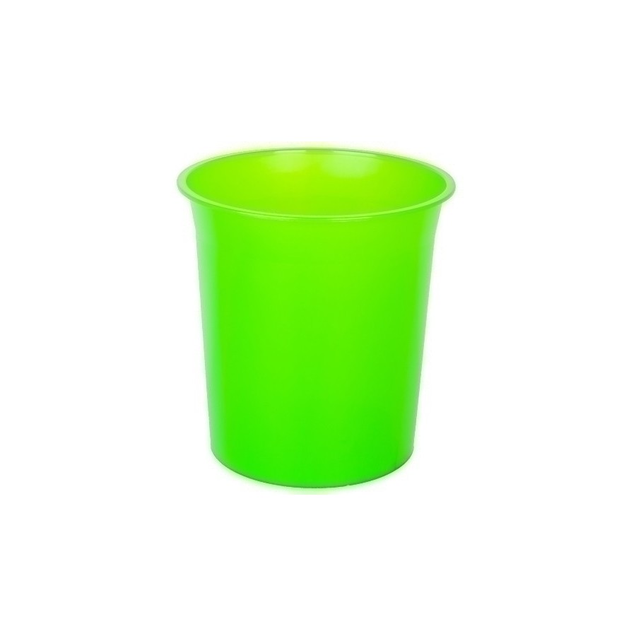 PAPELERA PLASTICO CERRADA TRASL.KIWI