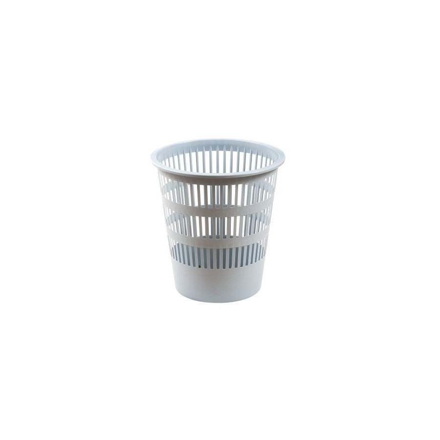 PAPELERA REJILLA FAIBO 12 L GRIS