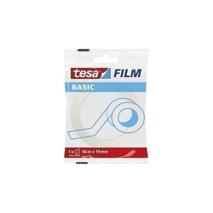 CINTA ADHESIVA TESA BASIC TR. 66x19