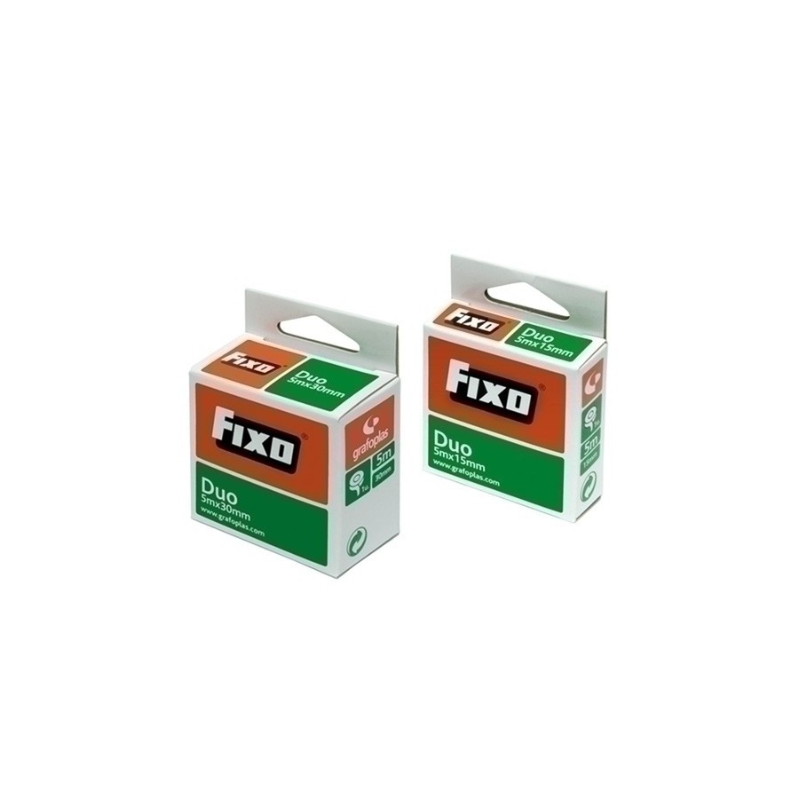 CINTA DOBLE CARA FIXO DUO 5x15
