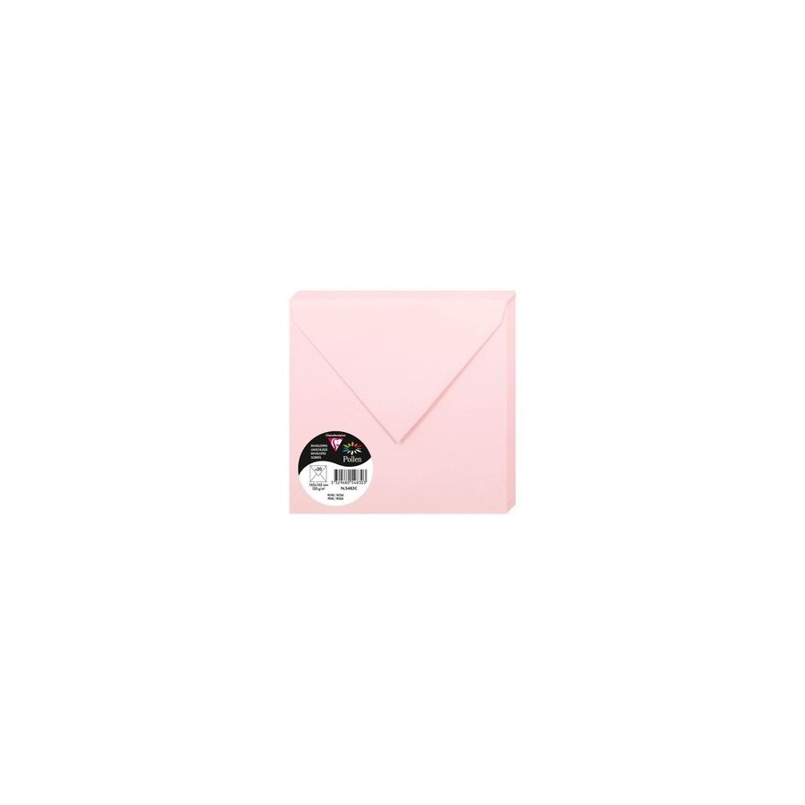 SOBRE CLAIREFONTAINE 165x165 ROSA P/20