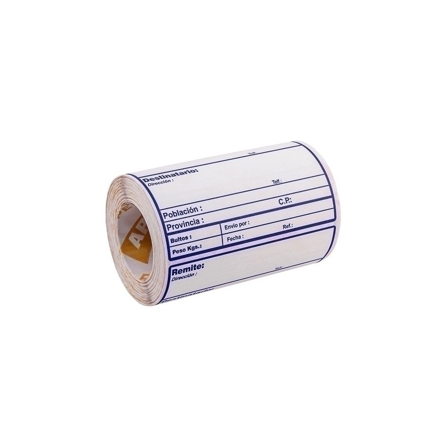 ETIQ.ENVIO APLI 00324 ROLLO CON DATOS