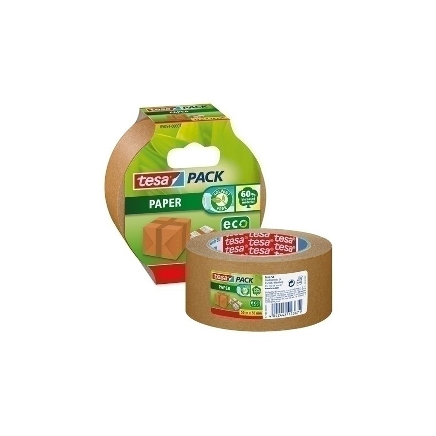 CINTA EMB.TESA PAPEL ECOLOGO 50x50 MARR.