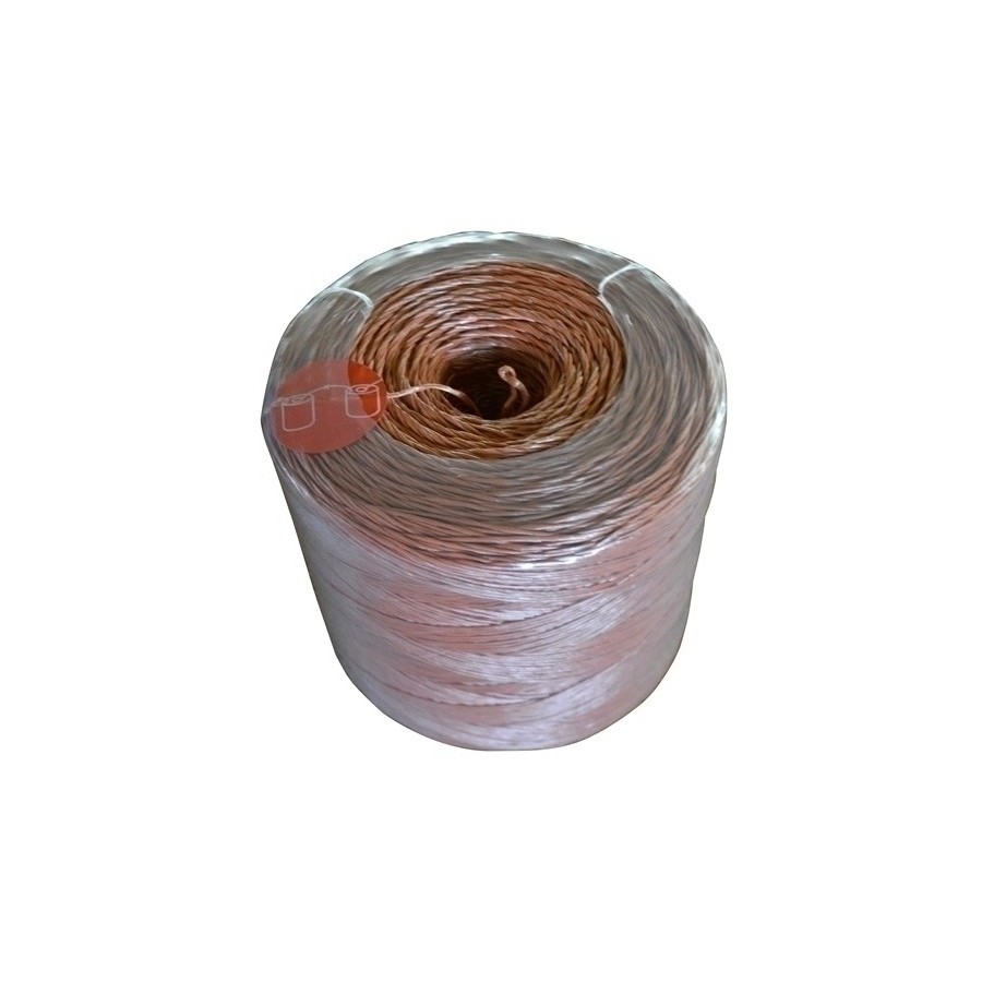 CORDEL PLASTICO ROJO ROLLO 1200 m.