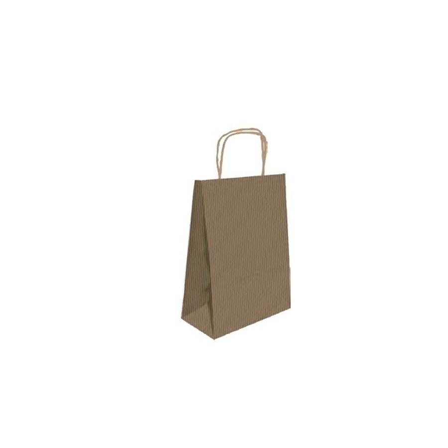 BOLSA PAPEL KRAFT LISO 27x37 CRUD P/50