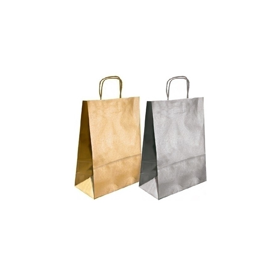 BOLSA PAPEL KRAFT LISO 32x40 PLAT P/50