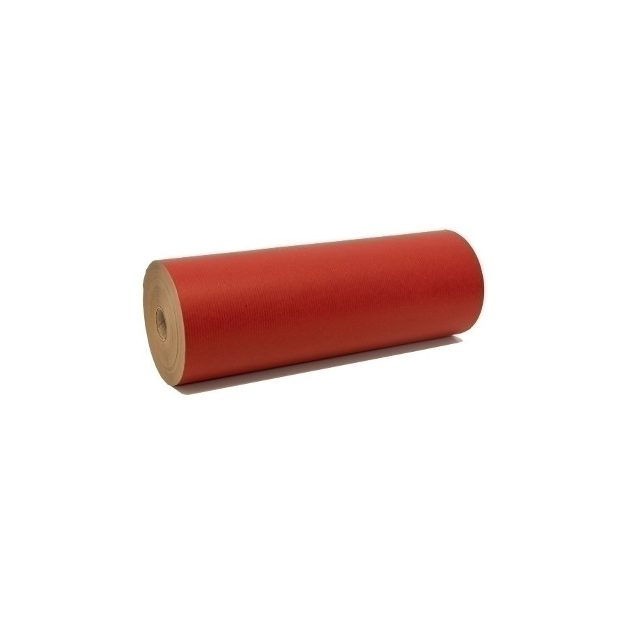 PAPEL EMB.KRAFT BOB.1ª ROJO 31 cm
