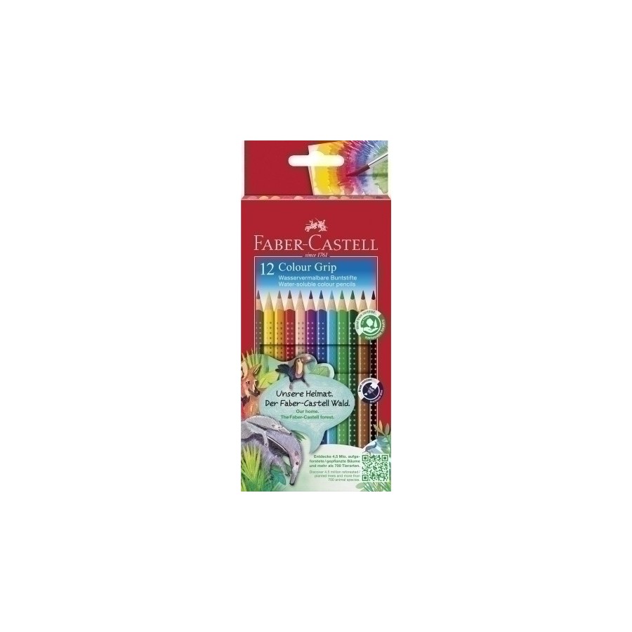 LAPICES ACLB.FABER COLOUR GRIP est.12
