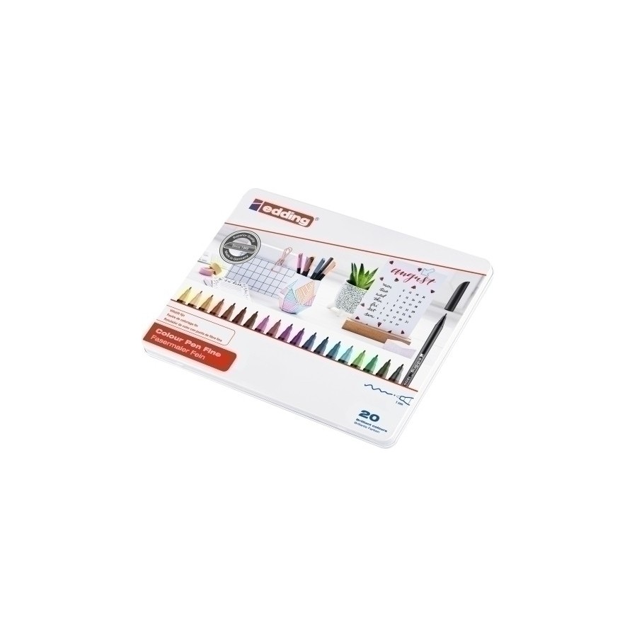 ROTUL.EDDING 1200 CAJA METAL de 20