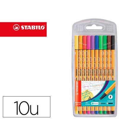 ROTUL.STABILO POINT 88 ESTUCHE 10