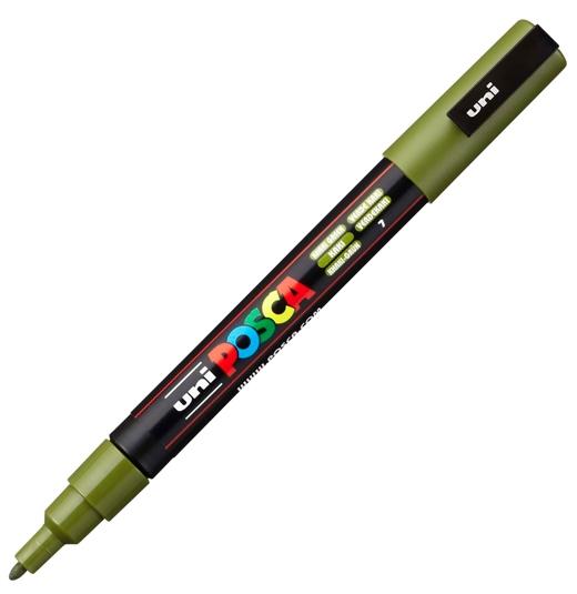 ROTUL.UNI-POSCA PC-3M VERDE KAKI