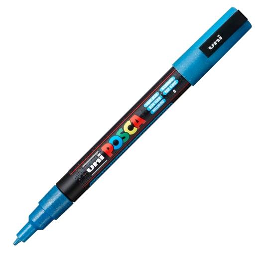 ROTUL.UNI-POSCA PC-3ML AZUL CLARO