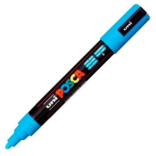 ROTUL.UNI-POSCA PC-5M AZUL CLARO