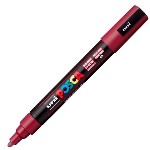 ROTUL.UNI-POSCA PC-5M ROJO VINO