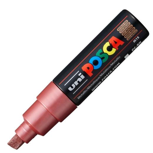 ROTUL.UNI-POSCA PC-8K ROJO METALICO