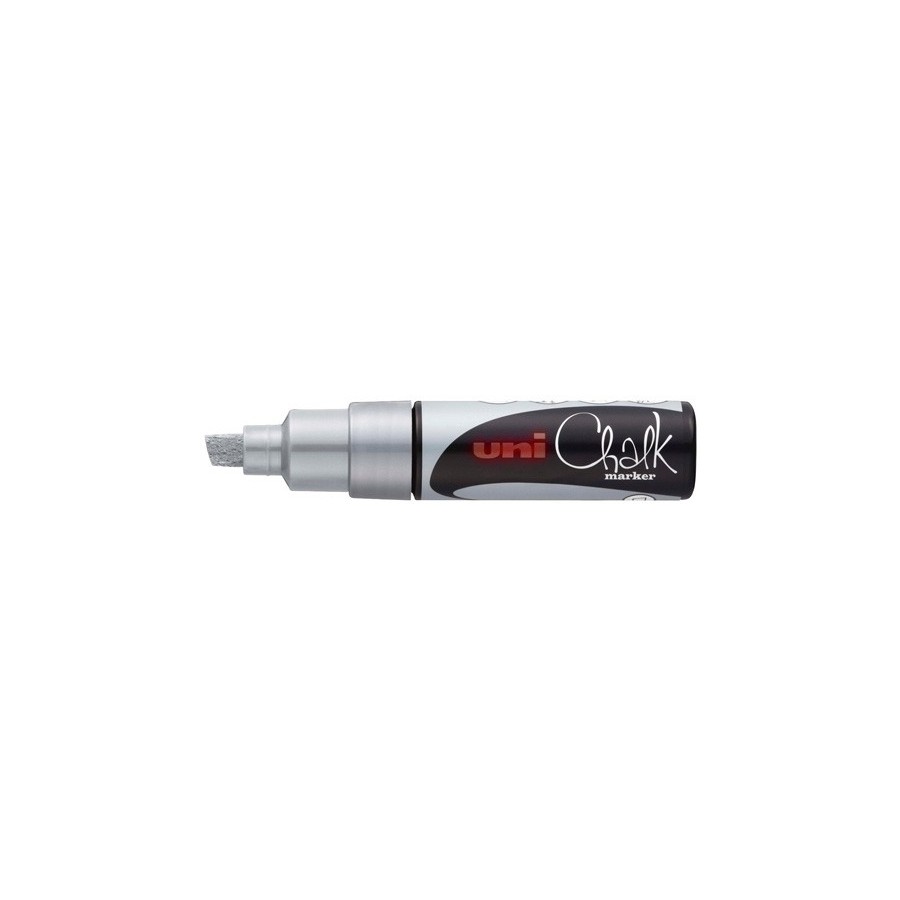 ROTUL.UNIBALL CHALK MARKER PWE-8K PLATA