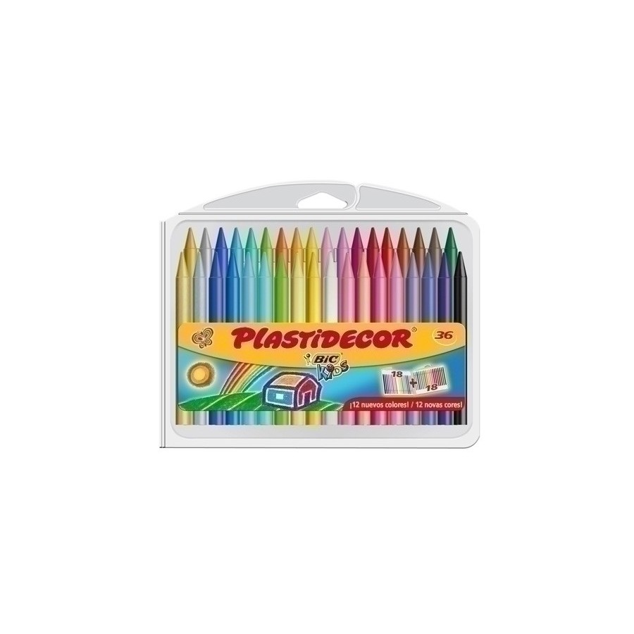 CERAS PLASTIDECOR ESTUCHE DE 36