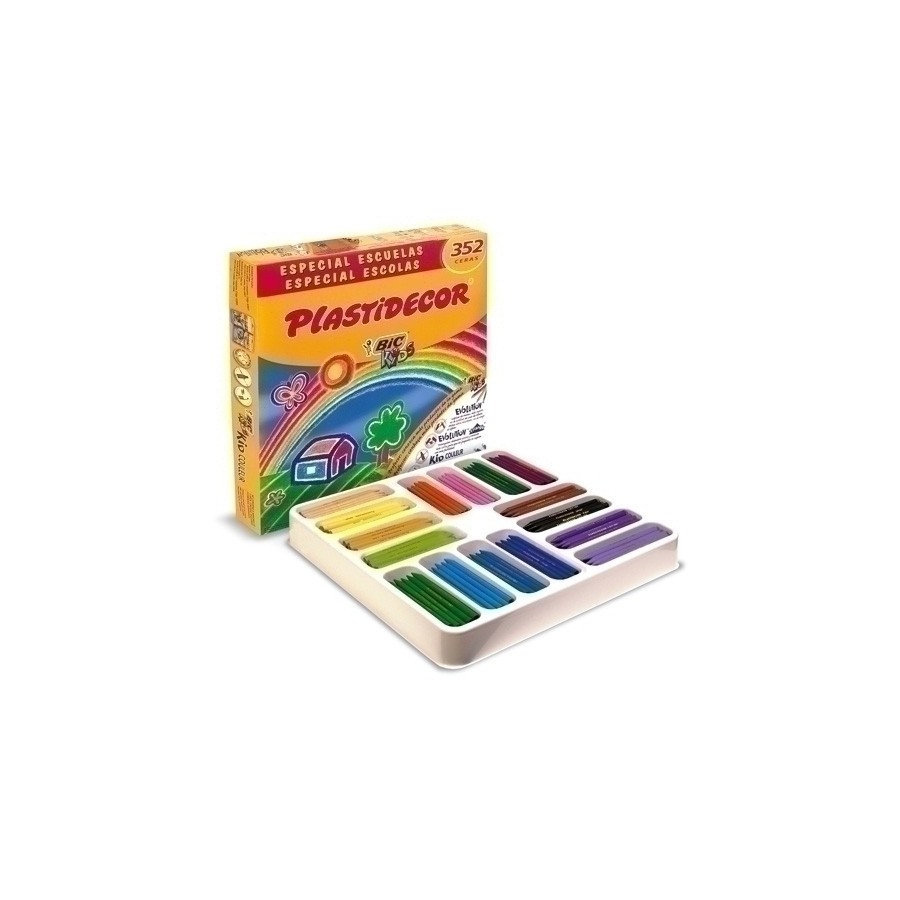 CERAS PLASTIDECOR CAJA 352 UNIDADES