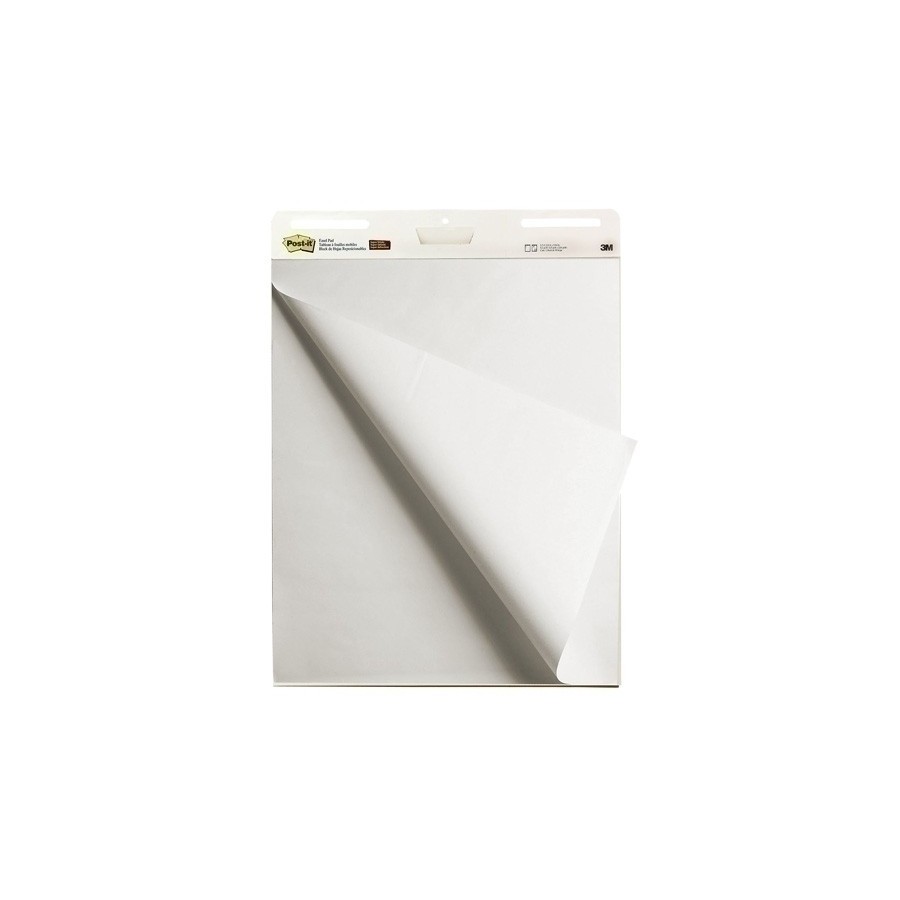 BLOC PIZARRA POST-IT LISO 30h BLANCO