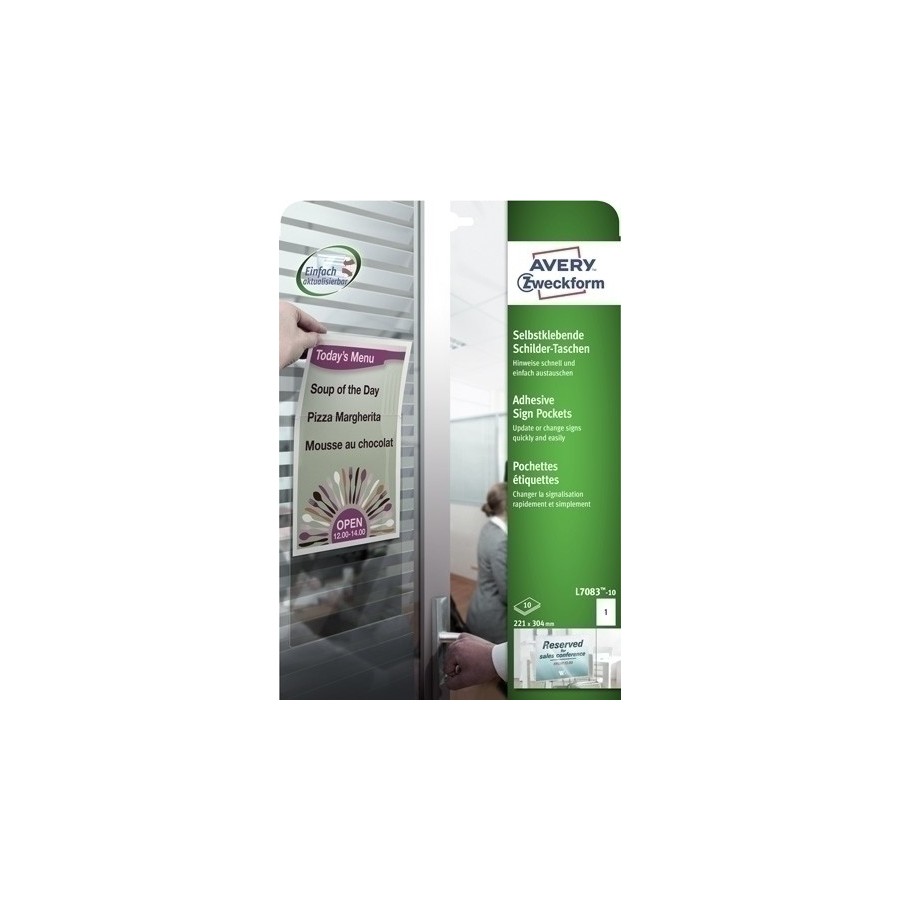 FUNDA CARTEL AVERY VERT.A4 PERMANENTE