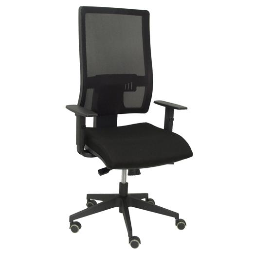 SILLA PIQUERAS HORNA C/ CAB. PIEL NEGRO