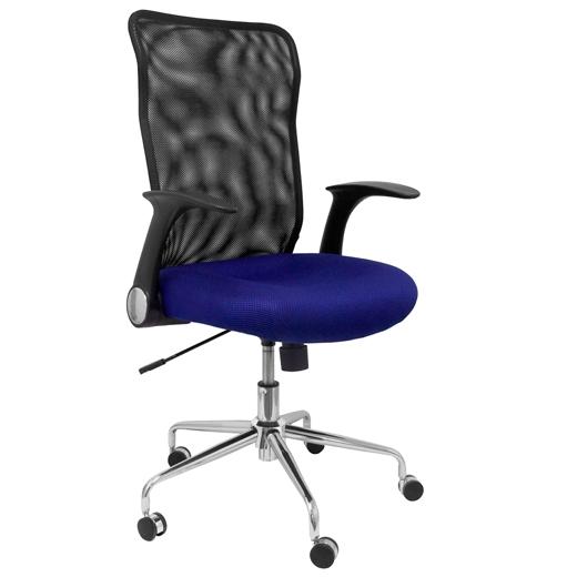 SILLA PIQUERAS MINAYA TEJIDO 3D AZUL