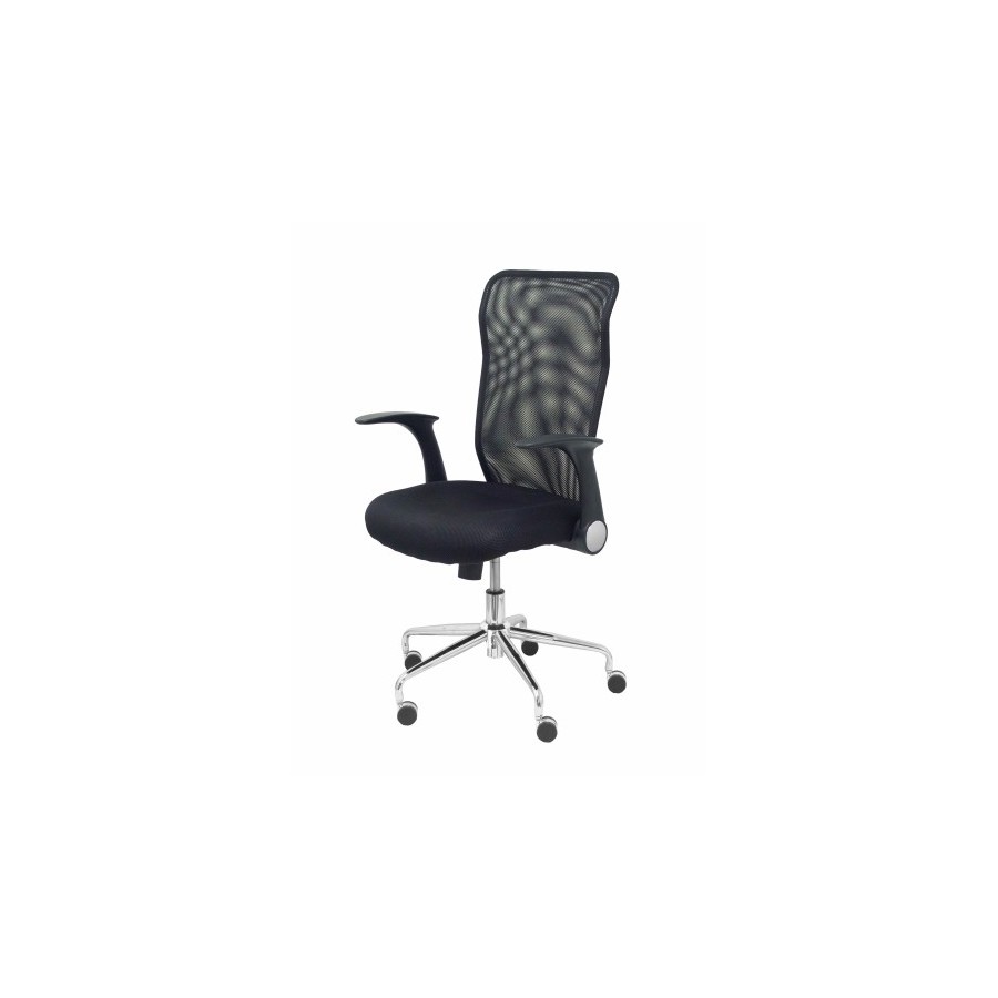 SILLA PIQUERAS MINAYA TEJIDO 3D NEGRO