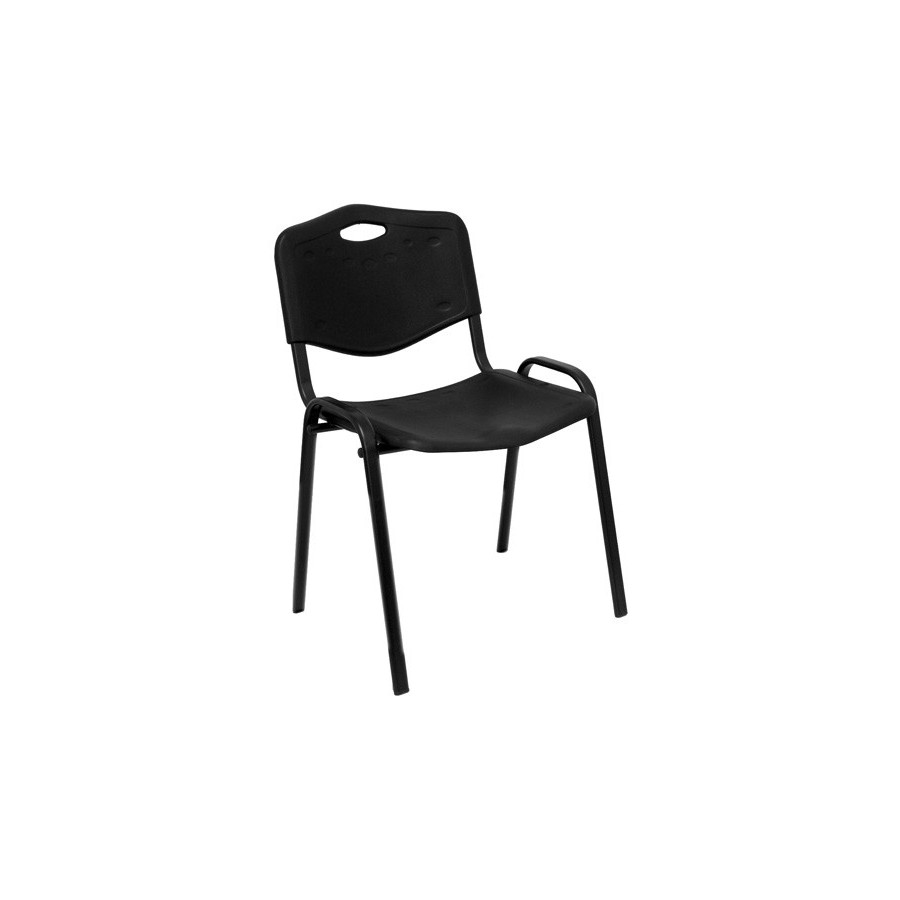 SILLA PIQUERAS ROBLEDO PVC NEGRO