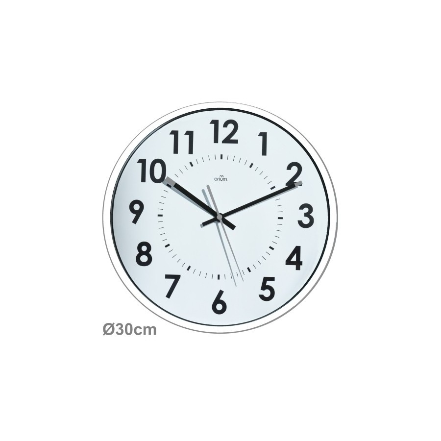 RELOJ PARED CEP ANALOGICO 30 CM BLANCO