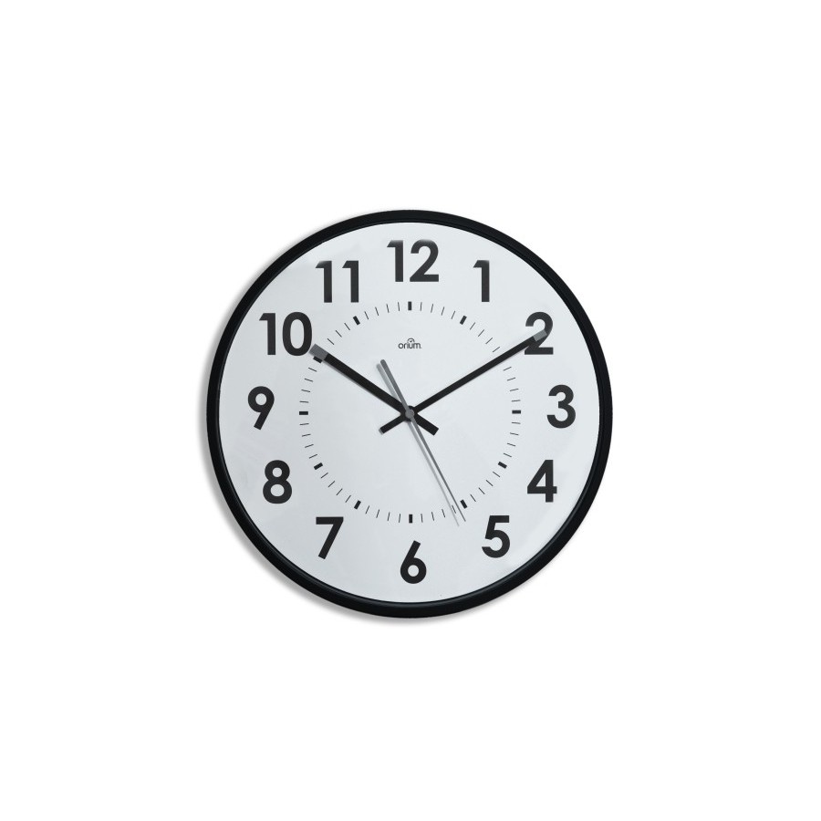 RELOJ PARED CEP ANALOGICO 30 CM NEGRO