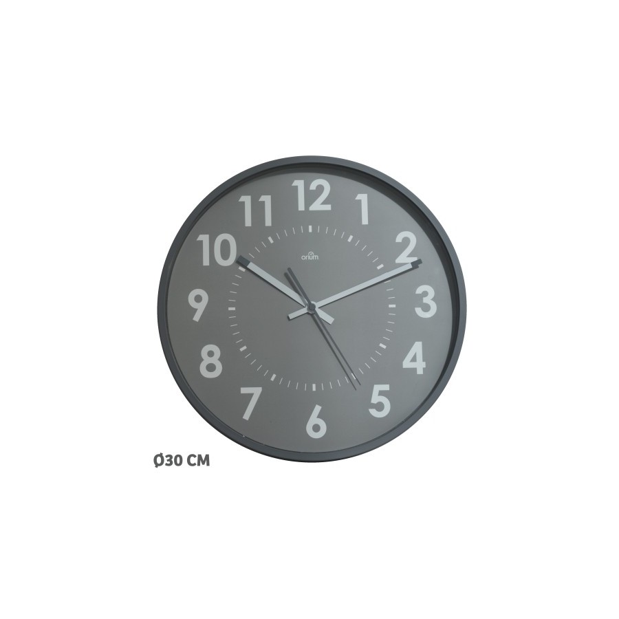 RELOJ PARED CEP ANALOGICO 30 CM GRIS