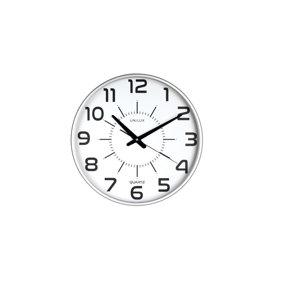 RELOJ PARED UNILUX MAXI POP 37,5 CM GRIS