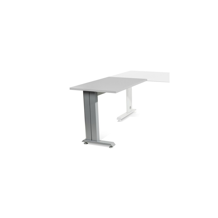 MESA ROCADA METAL ALA 100x60 ALUMINIO/GR