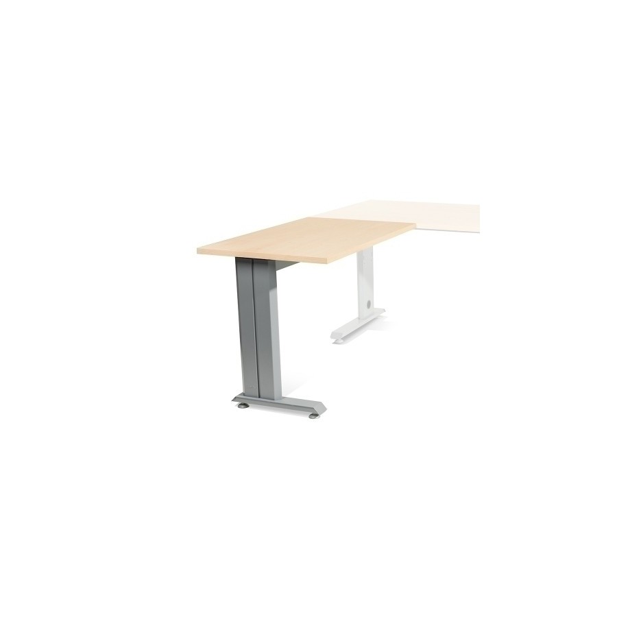 MESA ROCADA METAL ALA 100x60 ALUMINIO/HA