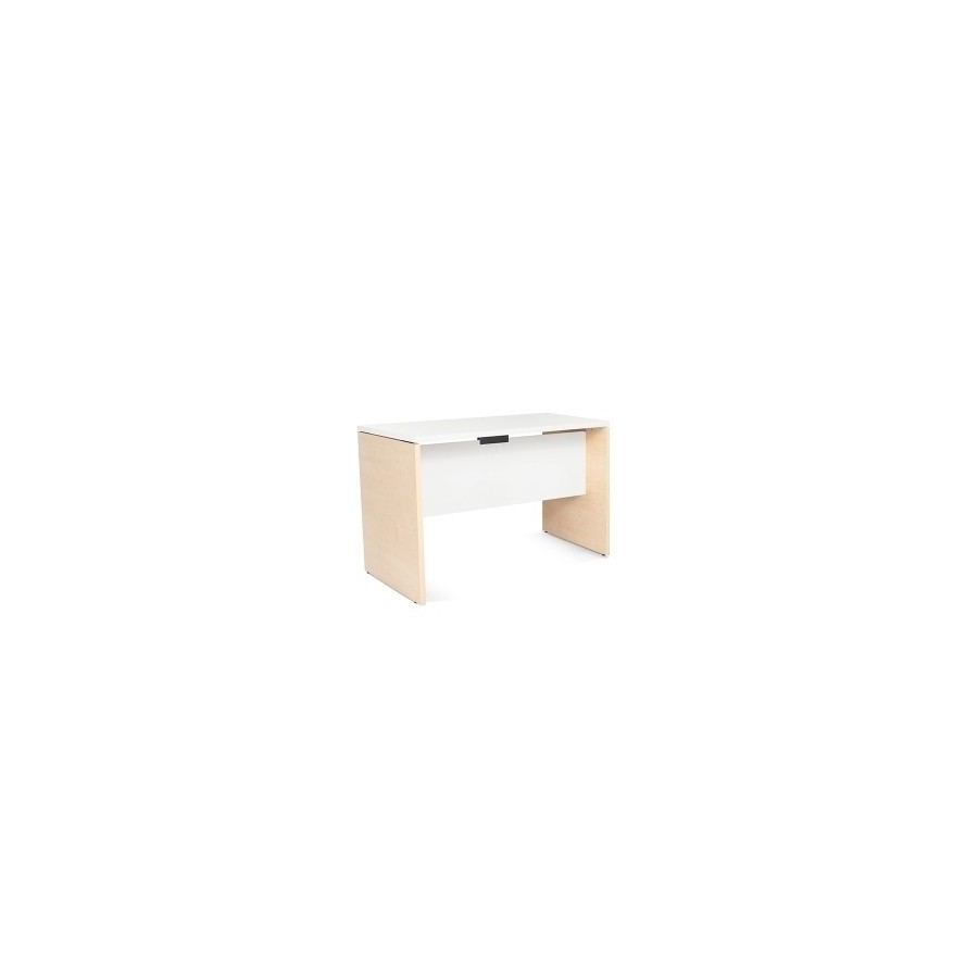 MESA ROCADA WORK 120x60 HAYA/BLANCO