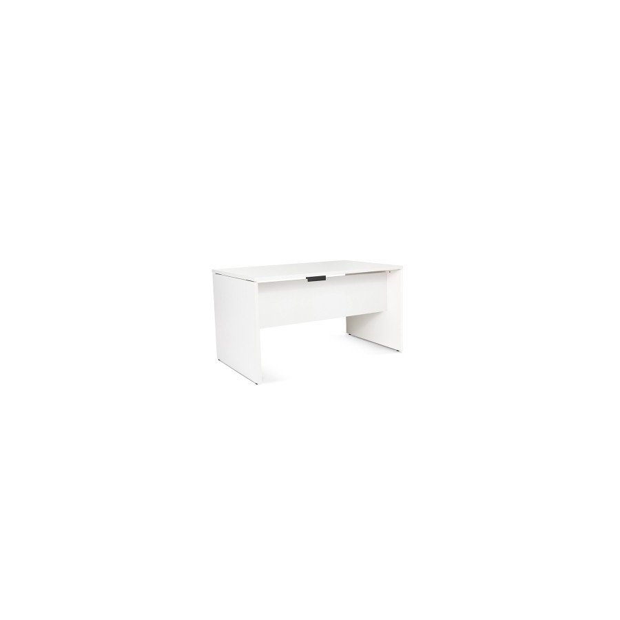 MESA ROCADA WORK 140x80 BLANCO/BLANCO