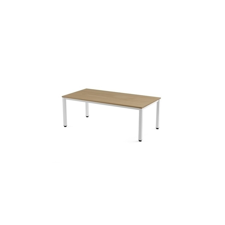 MESA ROCADA EXECUTIVE 200x100 BL/ROBLE