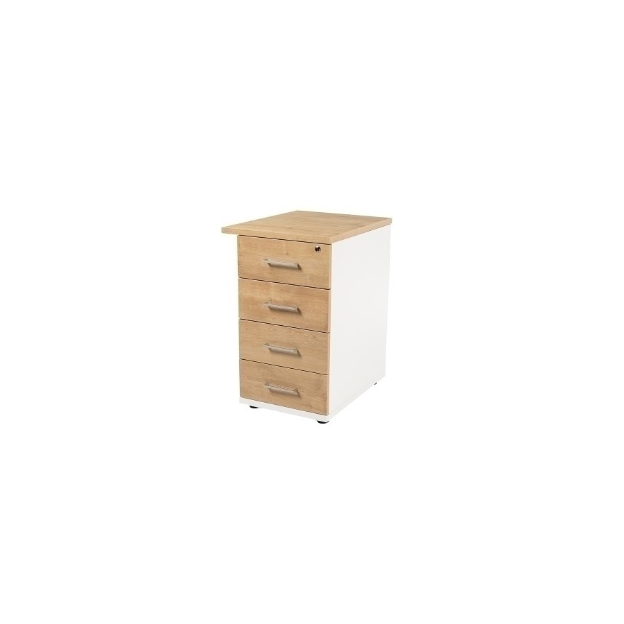 CAJONERA ROCADA 4 CAJONES BL/ROBLE