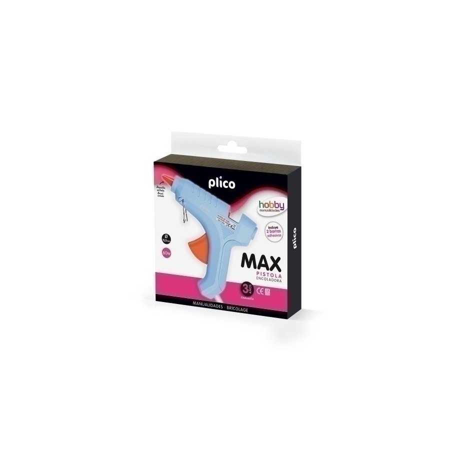 PISTOLA COLA TERMOFUSIBLE PLICO MAX