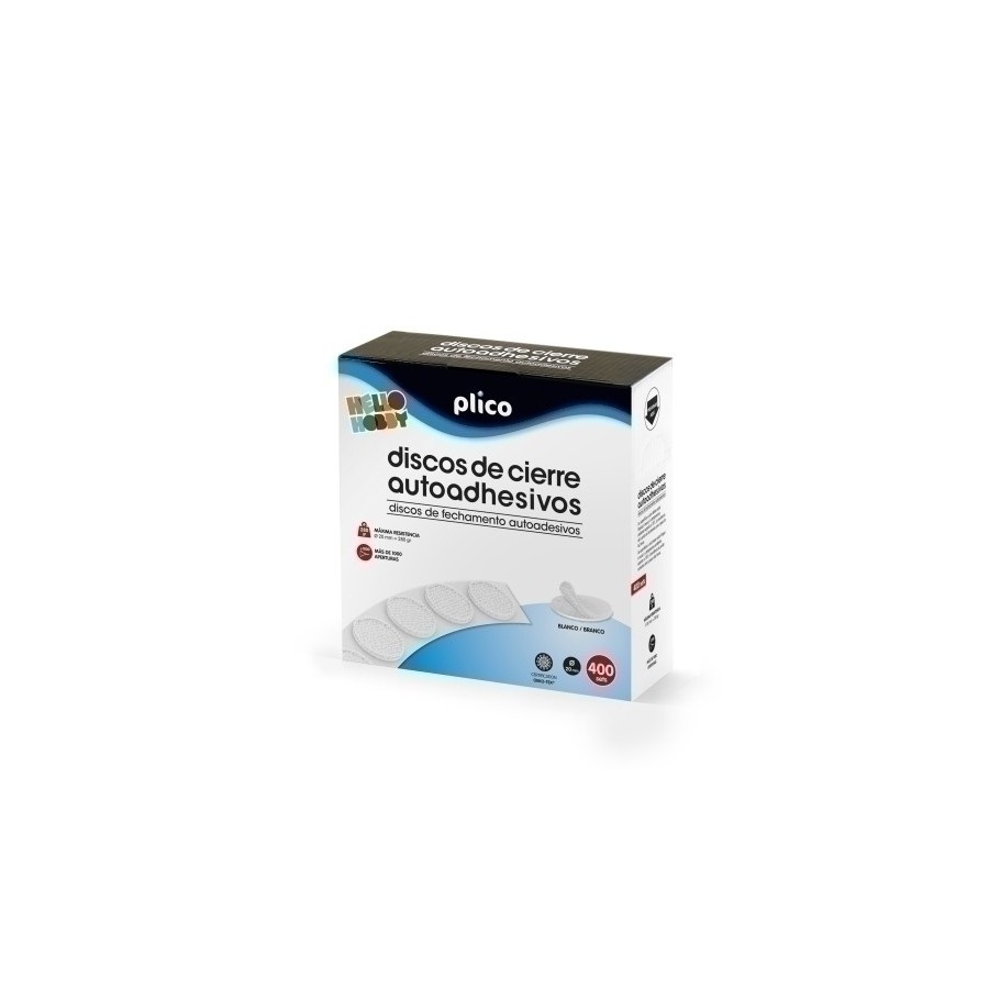 DISCOS CIERRE ADHE.PLICO 20 Ø 400 BLANCO