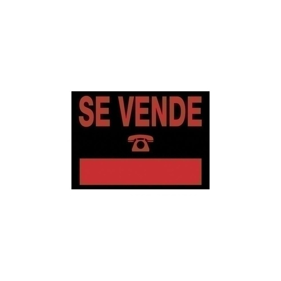 CARTEL ANUNCIO PVC 50x35 SE VENDE
