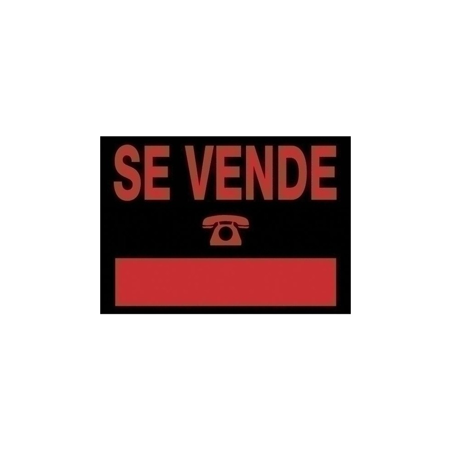 CARTEL ANUNCIO PVC 70x50 SE VENDE
