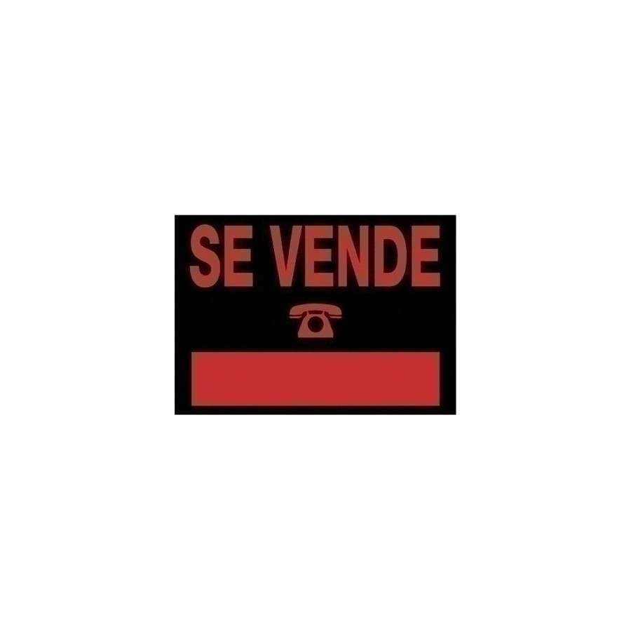 CARTEL ANUNCIO PVC 35x25 SE VENDE