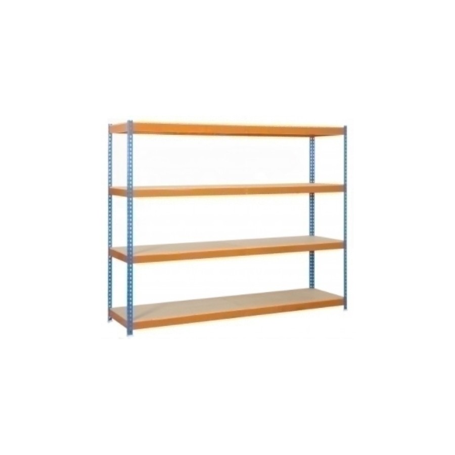 ESTANTERIA ECOFORTE 1504-4 AZUL/NARANJA