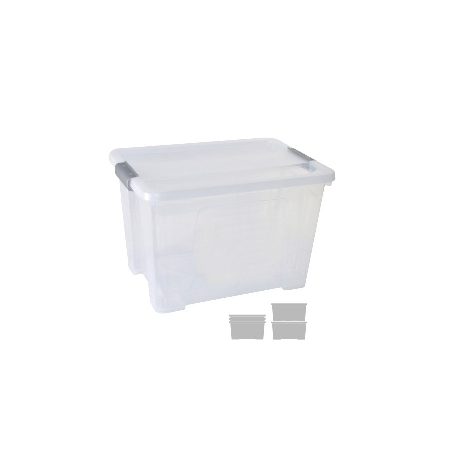 CAJA ALMACENAMIENTO A.2000 20L PP TRANS.