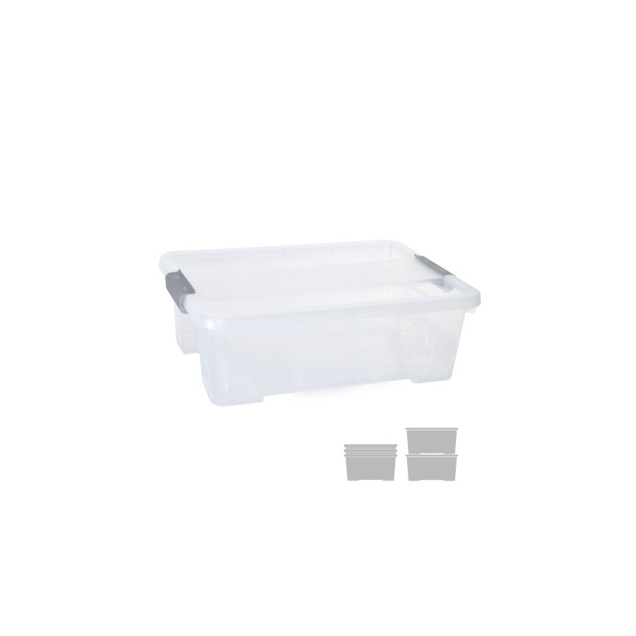 CAJA ALMACENAMIENTO A.2000 10L PP TRANS.