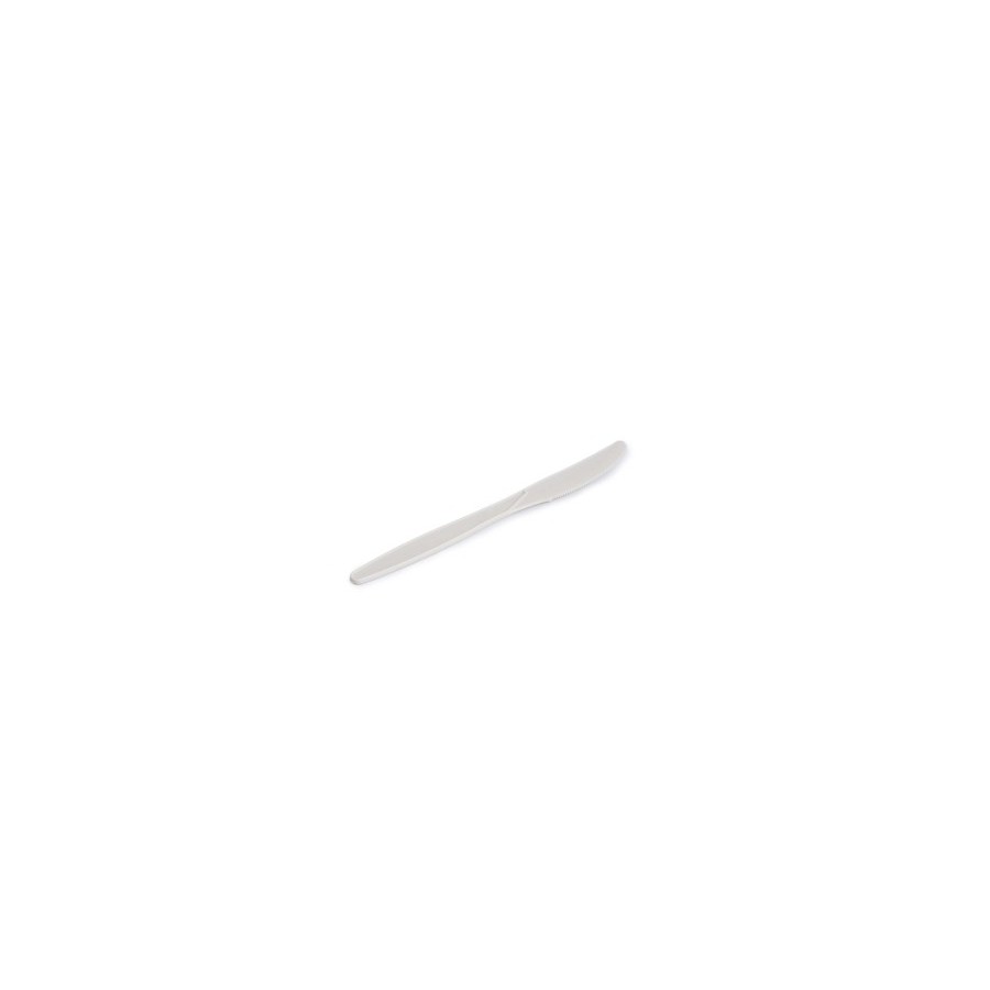 CUCHILLO MAIZ BIODEGRAD. BLANCO P/50