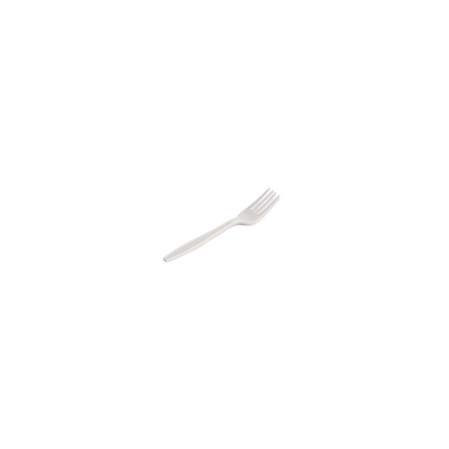 TENEDOR MAIZ BIODEGRAD. BLANCO P/50